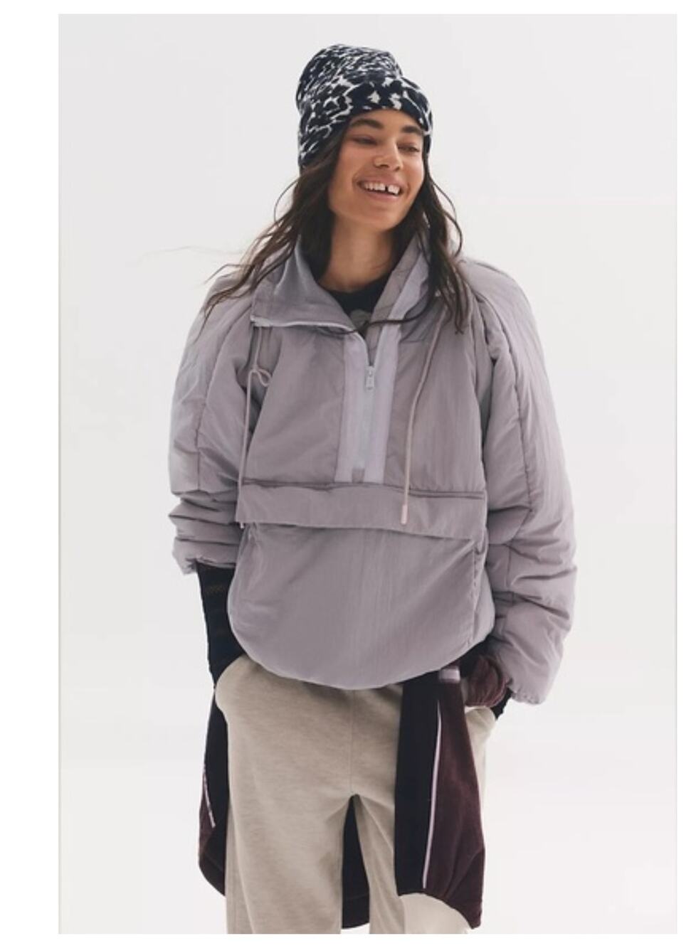 NWT Free People In A Pillow Packable Puffer Pullover Size Large